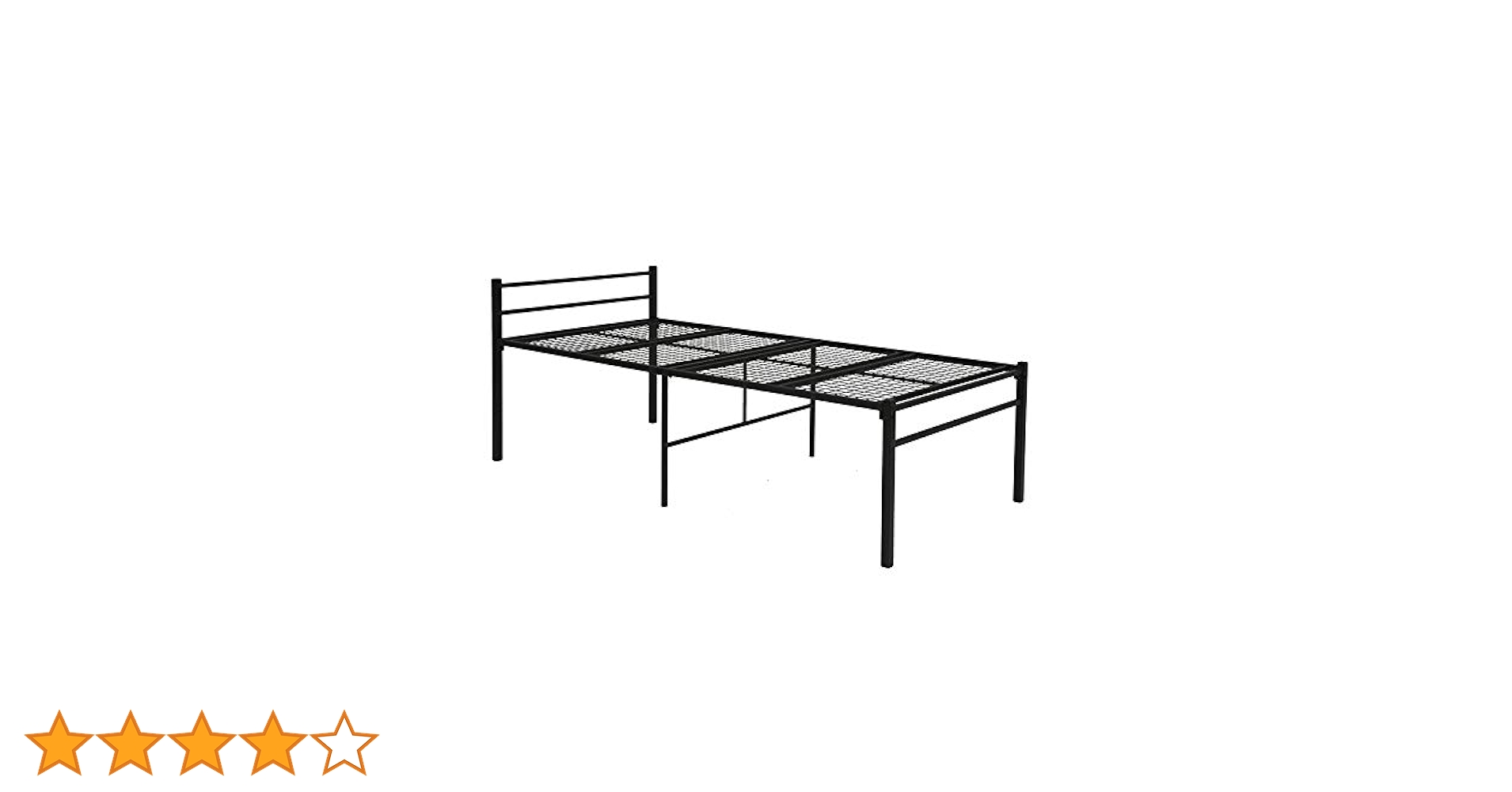 Amazon｜萩原 ベッド シングル ベッド下 ミドルベッド 収納